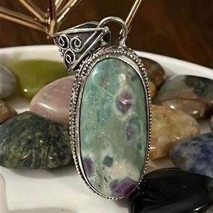 Ruby in Fuschite Pendant #2